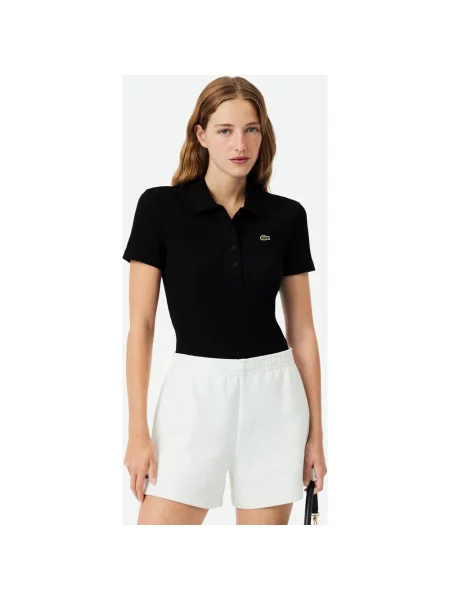 Koszulka Lacoste Slim Fit z krótkim rękawem 32 czarny