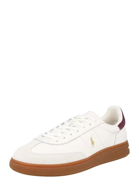 Sneakerși Polo Ralph Lauren din piele alb