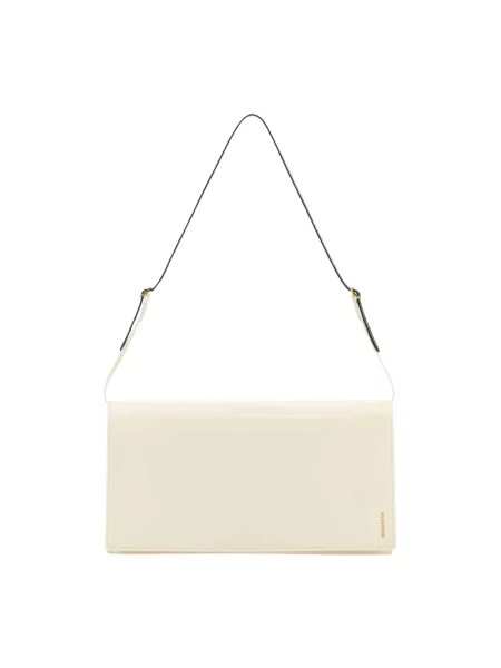 Torebka Jil Sander skórzana biała