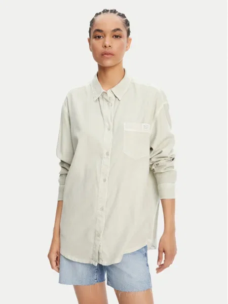 RVCA Риза Showdown зелен