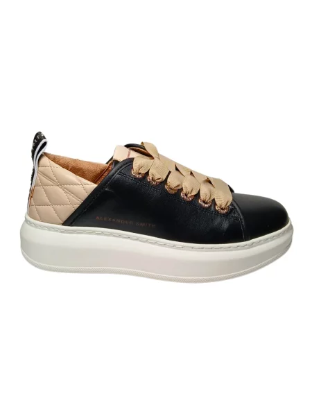 Sneakersy Alexander Smith skórzane czarne