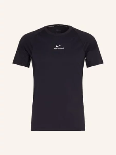 Nike Koszulka Funkcyjna Pro Training schwarz biała