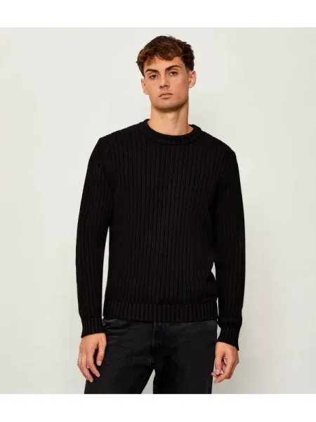 HUGO Pulover negru