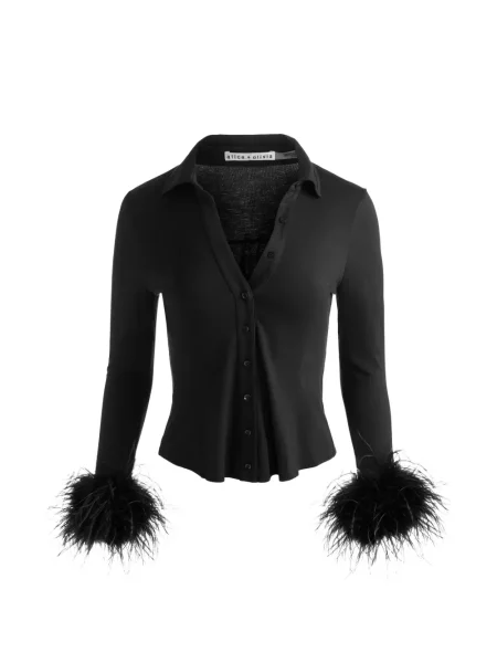 Top Alice + Olivia negru