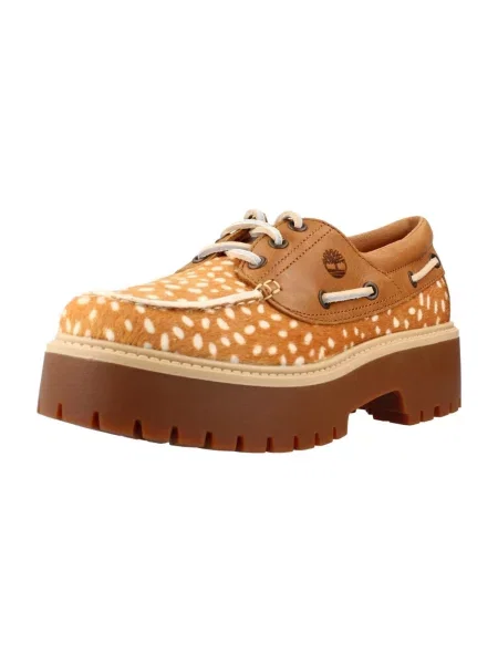 Pantofi Timberland streetstyle cu strasuri maro