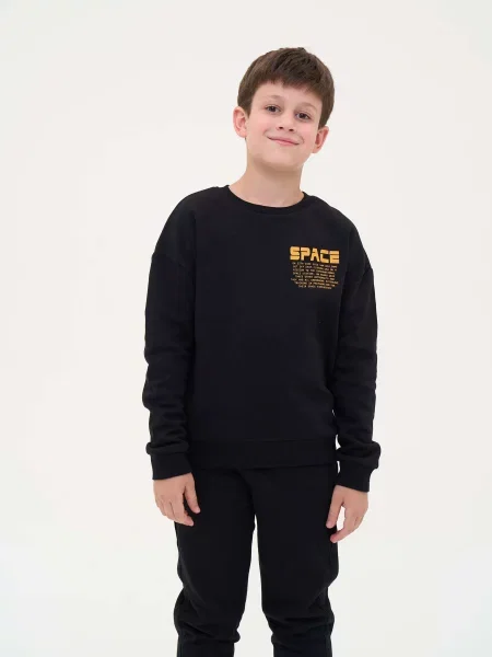 Дитячий Світшот YUMSTER чорний