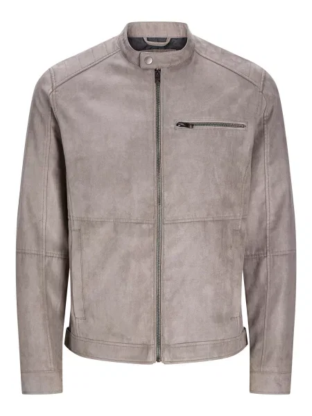 JACK & JONES Přechodná bunda JJEDylan šedobéžová béžová