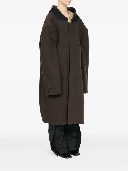 Palton Mm6 Maison Margiela de lână maro