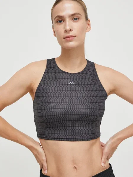 Top Adidas Performance šedý
