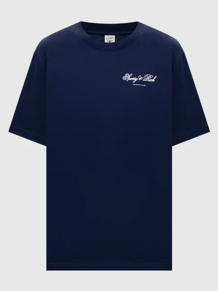 Футболка Club Script Sporty & Rich синя