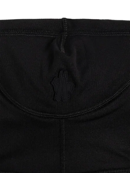 Fular Moncler Grenoble cu autograf negru