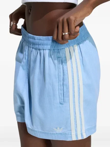 Tricou Adidas cu decolteu în V albastru