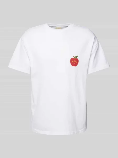 T-shirt z nadrukiem z logo Blkvis biała