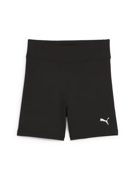 PUMA Młodzieżowe obcisłe szorty Train All Day ESS z wysokim stanem Odzież czarny