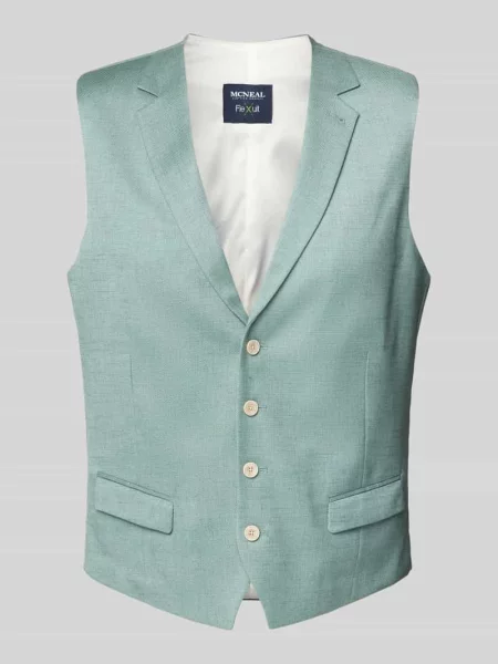 Kamizelka z kołnierzem z klapami Mcneal zielona