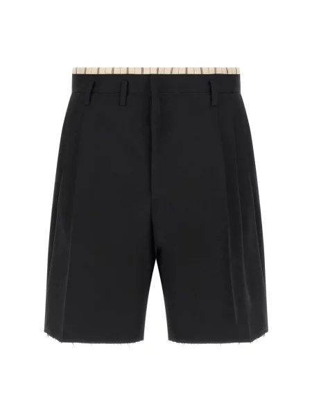 Bermudy Maison Margiela wełniane czarne