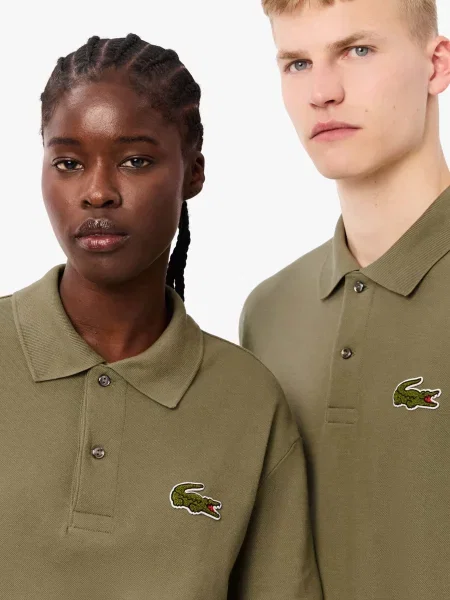 Поло Lacoste зелений