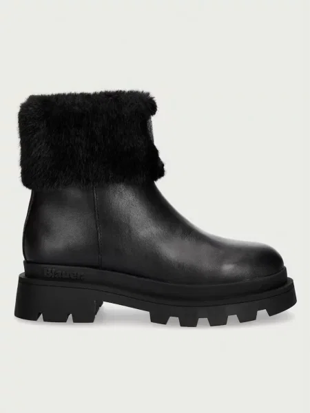 Blauer KIMMEL botine pentru femei din piele negru