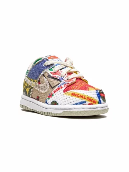 Sneakersy dziecięce Nike Dunk czerwone