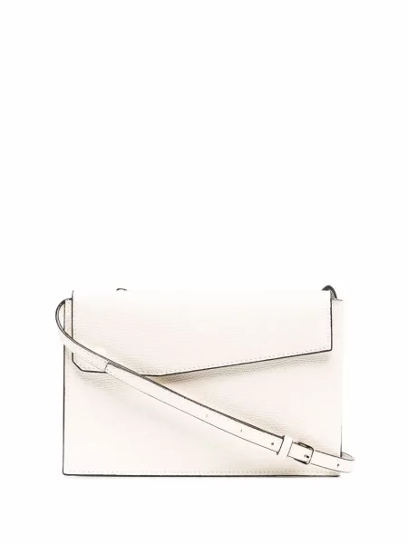 Geanta crossbody Valextra alb
