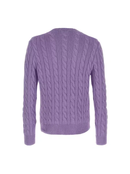 Sweter Polo Ralph Lauren fioletowy