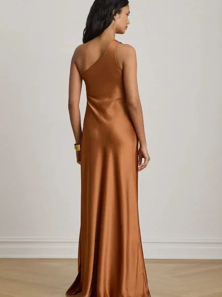 Lauren Ralph Lauren rochie asimetrică portocaliu
