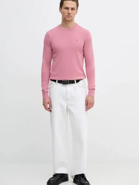 Tommy Hilfiger sveter pánsky ružová