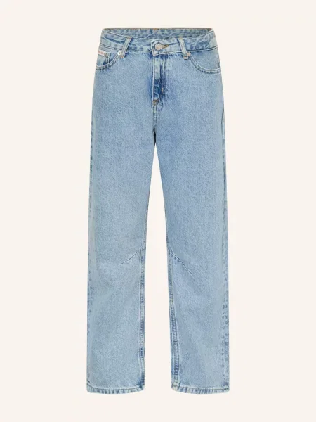 Calvin Klein Džíny Barrel Fit stone mid blue wash modré
