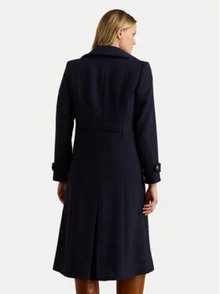 LAUREN RALPH LAUREN Vuneni kaput tamnoplava