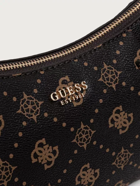 Кожаная сумка-багет Guess