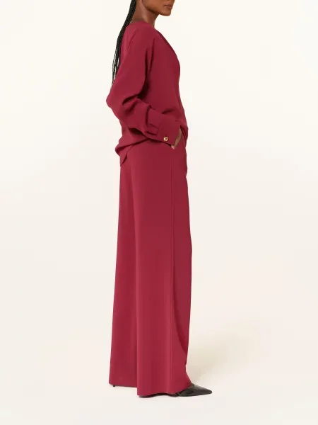 Max Mara Studio Spodnie Typu Marlena Amico rot