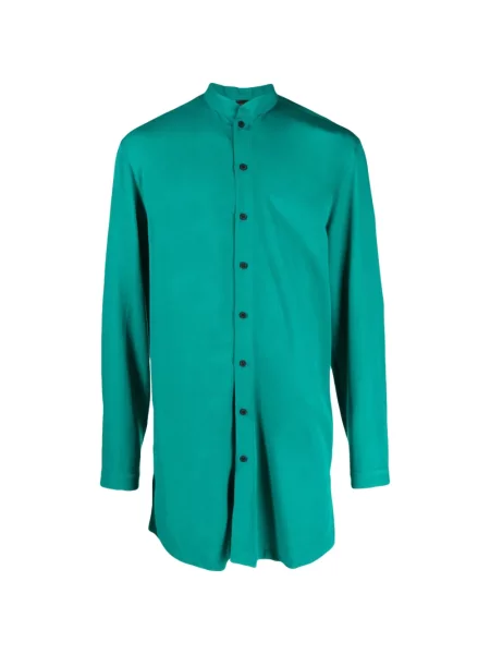 Gulerat lung cămașă Tessitura Body Couture verde