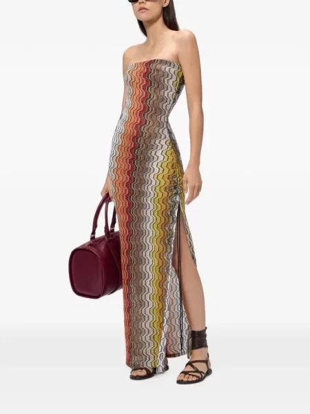 Lung rochie Missoni galben