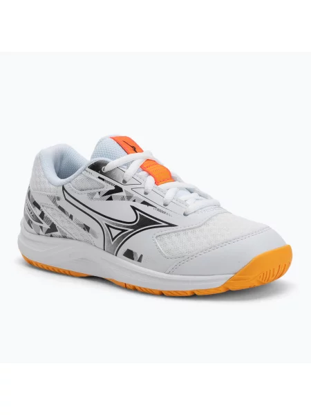 Mizuno Stealth Star 3 fehér/tüzes korall gyermek cipő. Méret: EU fehér