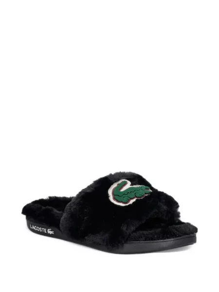 Pantofle Lacoste černé