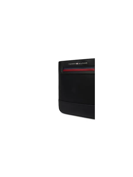Taška cez rameno Tommy Hilfiger Th Foundation Mini Crossover čierna