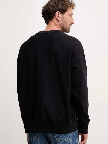 Mikina Calvin Klein Jeans s potiskem černá