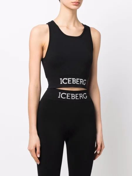 Top Iceberg cu imagine negru