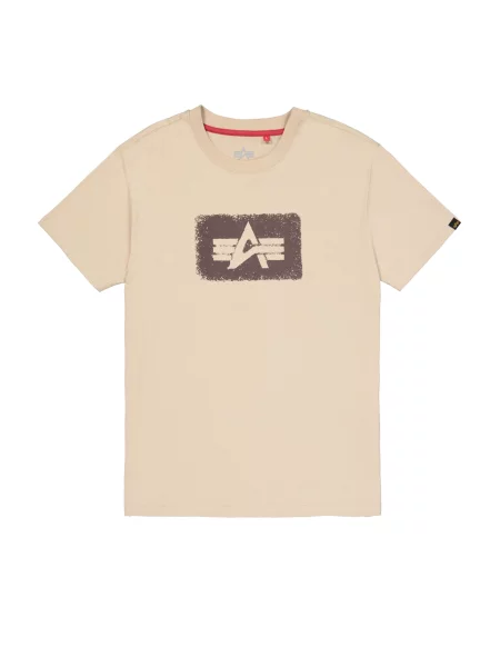 ALPHA INDUSTRIES Tricou / maro închis bej