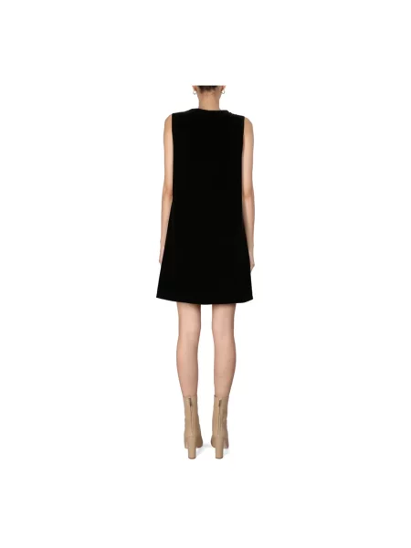 Sukienka Boutique Moschino bez rękawów czarna