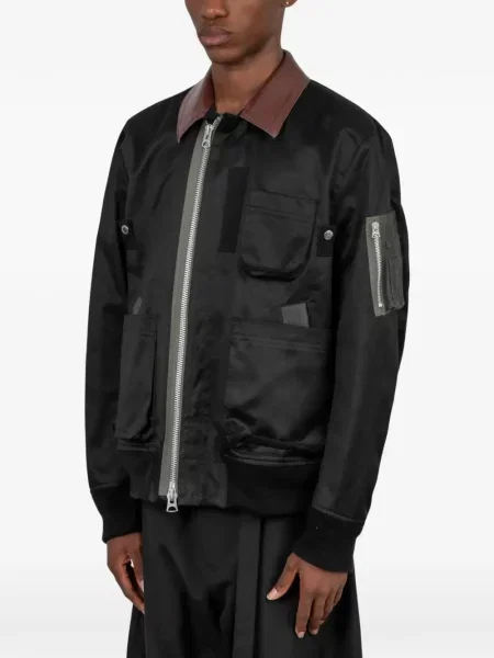 Pantaloni chino Sacai negru