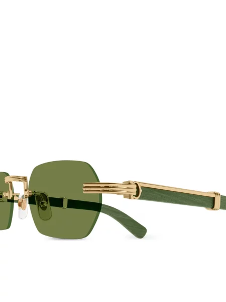 Pravokutne sunčane naočale Cartier Eyewear