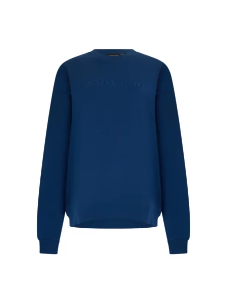 Sweter Canada Goose z kapturem niebieski