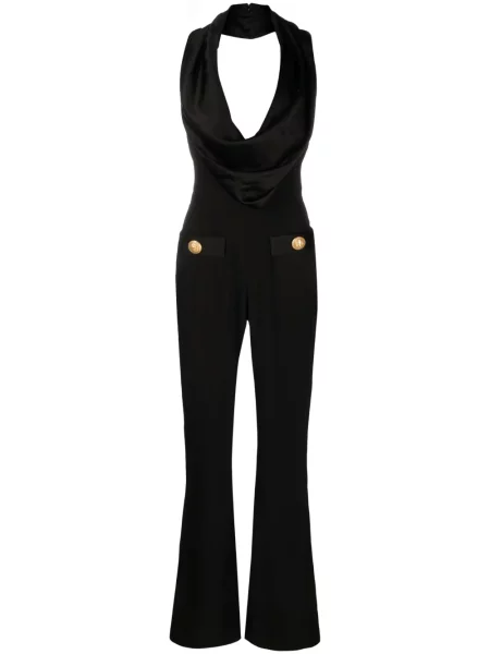 Salopetă Balmain fără mâneci negru