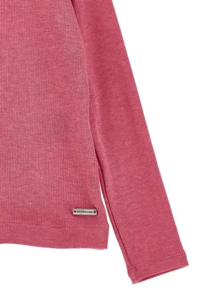Sweter dziecięcy Monnalisa różowy