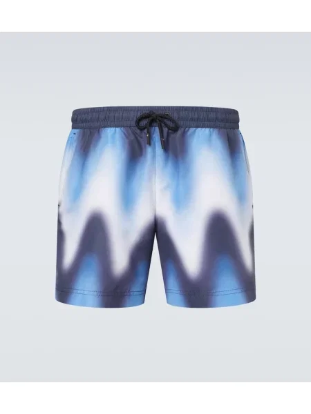 Plavalne hlačke Commas s potiskom modra