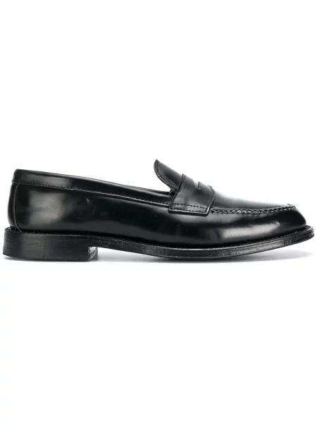 Pantofi loafer Alden clasici negru