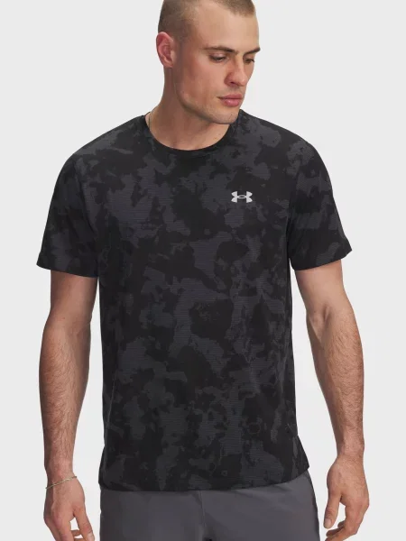 Спортивная футболка Under Armour с принтом черная