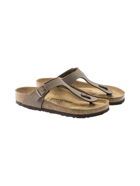 BIRKENSTOCK Ujjelválasztó-pántos szandál Gizeh' barna