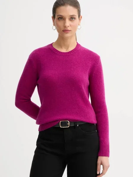 United Colors of Benetton pulover de lana violet